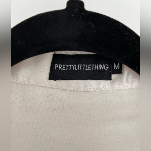 Pretty Little Thing oversized white shirt - Picture 3 of 3